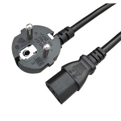 Napájecí kabel k PC (3 kolík FR-IEC) Napájecí kabel k PC (3 kolík FR-IEC)