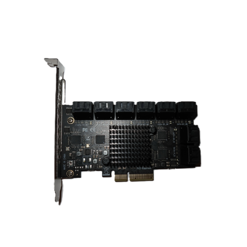 Asmedia SATA řadič 16x SATA3, PCIe x4