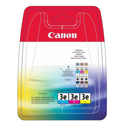 Inkoust Canon BCI-3E C+M+Y (SET) Inkoust Canon BCI-3E C+M+Y (SET)
